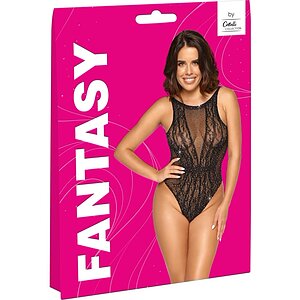 Body Cottelli Fantasy, Strasuri All-over — S-L, Negru S-L