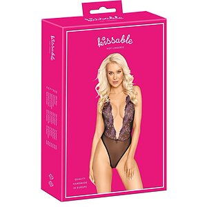 Body Kissable Pandora Negru L-XL