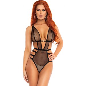 Body Leg Avenue Net Cut Out Allesia Negru Body Leg Avenue Net Cut Out Allesia Negru pe Domnisoare.ro