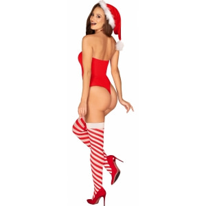 Body Obsessive Kissmas Roșu XS-S
