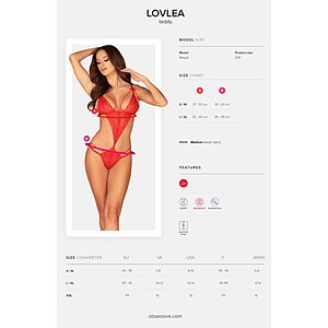 Body Obsessive Lovlea Roșu S-M