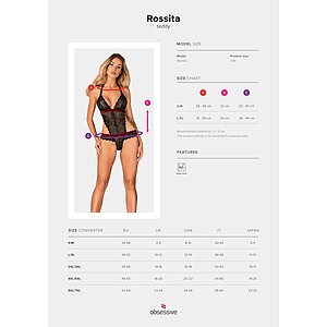 Body Obsessive Rossita Negru S-M