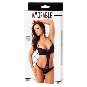 Body Playsuit Amorable Negru S-L