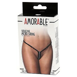 Chilot Amorable Mini With Zipper Negru S-L