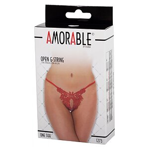 Chilot Amorable Open Madeline Roșu S-L