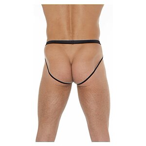 Chilot Amorable Transparent Jockstrap Negru S-L