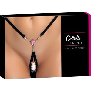 Chilot Cottelli Collection Senzualitate Decupată Negru S-L