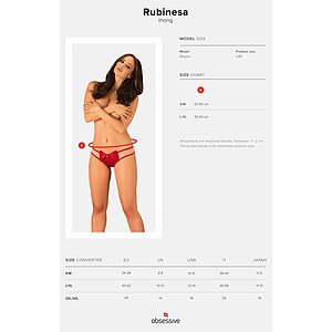 Chilot Obsessive Rubineșă Roșu L-XL