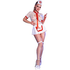 Costum Chilirose Nurse CR4365 Alb Costum Chilirose Nurse CR4365 Alb pe Domnisoare.ro