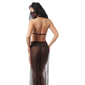 Costum Dansatoare Buric Amorable Negru S-L