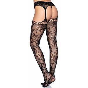 Dresuri Leg Avenue Lace Atlanta Negru XS-L