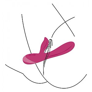 Endless Love Rabbit – Vibrator Punctul G Roz, Reîncărcabil