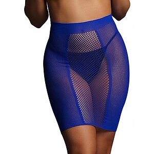 Fustă Le Désir High-Waist Fishnet Albastru Fustă Le Désir High-Waist Fishnet Albastru pe Domnisoare.ro