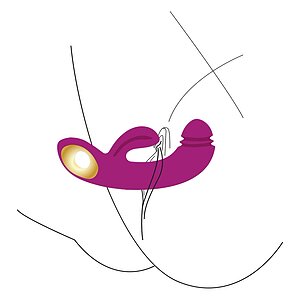 Harmony DualTouch – Vibrator punct G Dual, 9 Moduri, 60min Mov