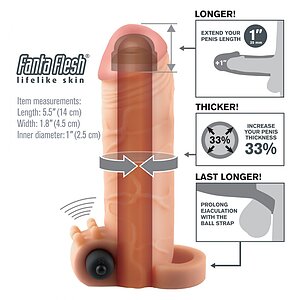 Manșon FX Vibrating Real Feel