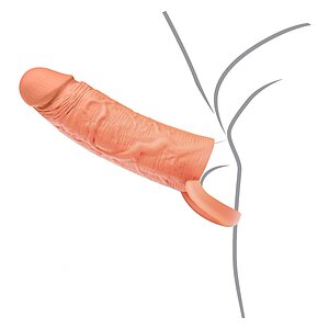 Manșon Hidden Desire 20cm cu Inel Stabil