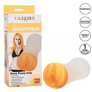 Masturbator Deep Grip Portocaliu