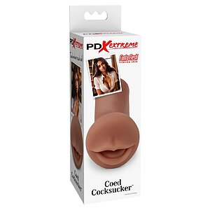 Masturbator PDX Extreme — Formă Realistă și Textură, Maro