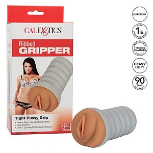 Masturbator Ribbed Gripper Tight Maro