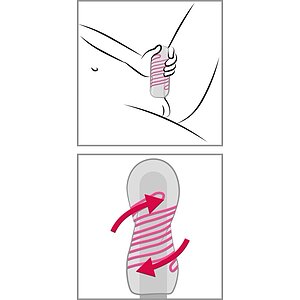 Masturbator Tenga Spinner Brick Transparent