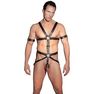 Mens Harness Zado Negru Mens Harness Zado Negru pe Domnisoare.ro