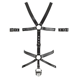 Mens Harness Zado Negru L-XL