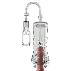 PDX ELITE ViewTube Vac XXL Pump cu EZ-Grip Transparent