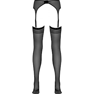 Portjartier Cu Dresuri No:Xqse Carolina Negru L-XL