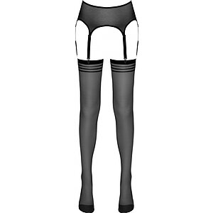 Portjartier Cu Dresuri No:Xqse Carolina Negru L-XL