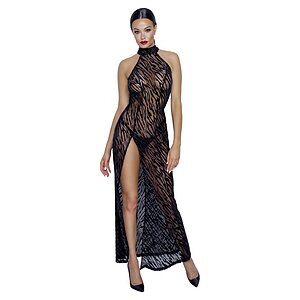 Rochie Noir Handmade Harley Negru pe Domnisoare.ro
