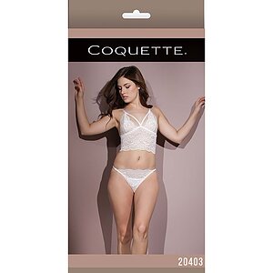 Set Coquette Veronica Alb S-L