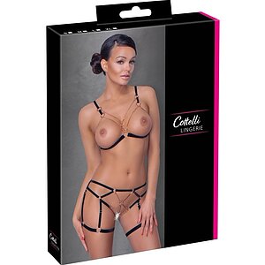 Set Cottelli Collection Jayleen Negru XL