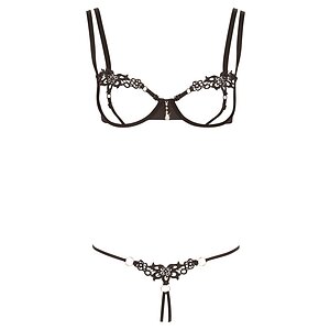 Set Cottelli Collection Paisley Negru S