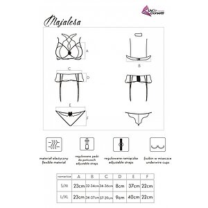 Set LivCo Majalesa Negru L-XL