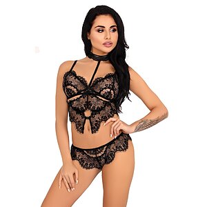 Set LivCo Mayenan Negru Set LivCo Mayenan Negru pe Domnisoare.ro