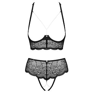 Set Obsessive Pearlove Negru S-M