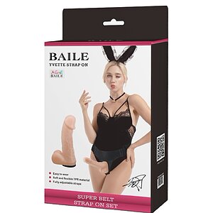 Strap On cu Testicule Ultra Cyberskin