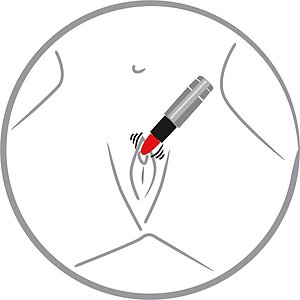 Vibrator Kiss Me Lipstick Roșu