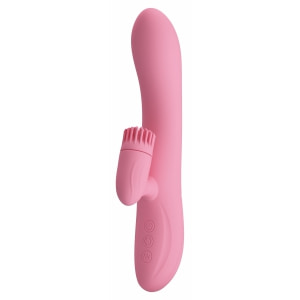 Rabbit Chris Rotativ Reîncărcabil cu Limbă și Braț Pentru Clitoris Roz Rabbit Chris Rotativ Reîncărcabil cu Limbă și Braț Pentru Clitoris Roz pe Domnisoare.ro