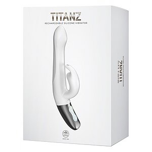 Rabbit Titanz 10+10 Funcții, Reîncărcabil, Alb