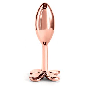 Rear Assets Clover Rose Gold, Dop Anal Din Aluminiu 9.2cm Auriu Rear Assets Clover Rose Gold, Dop Anal Din Aluminiu 9.2cm Auriu pe Domnisoare.ro