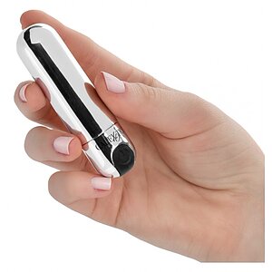 Rechargeable Hideaway Ou Vibrator Argintiu