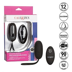Remote Rechargeable Egg Negru