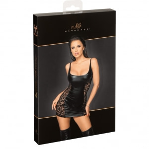 Rochie Noir Handmade F229 Negru S