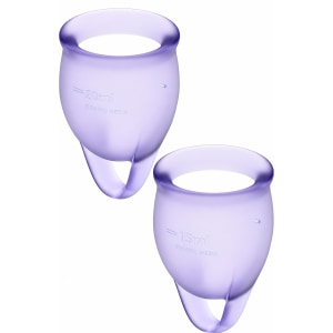Satisfyer Feel Confident Menstrual Cup Mov Satisfyer Feel Confident Menstrual Cup Mov pe Domnisoare.ro