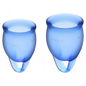 Satisfyer - Feel Confident Menstrual Cup Set Satisfyer - Feel Confident Menstrual Cup Set pe Domnisoare.ro