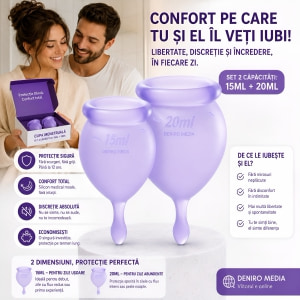 Satisfyer Feel Good Menstrual Cup Set Lila