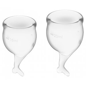 Satisfyer Feel Secure Menstrual Cup Set pe Domnisoare.ro