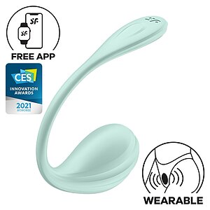 Satisfyer Smooth Petal Connect 12 Moduri App Control Verde