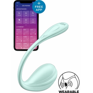 Satisfyer Smooth Petal Connect 12 Moduri App Control Verde pe Domnisoare.ro